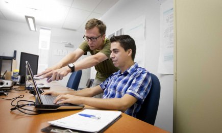 Globalink ouvre Montréal sur le monde Lors de son stage, David Quiroz Marin a... (PHOTO MARCO CAMPANOZZI, LA PRESSE)