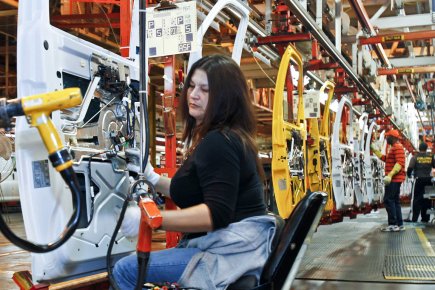 É-U: les gains de productivité à un sommet en 2 ans La productivité (hors secteur agricole) a progressé de... (Photo archives Reuters)