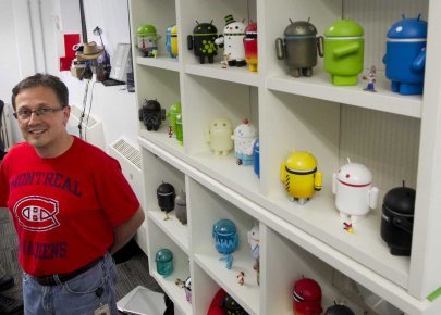 Un chez-soi au bureau Roger Tawa, de Google Montréal, a décoré son... (PHOTO HUGO-SÉBASTIEN AUBERT, LA PRESSE)