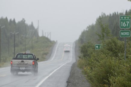 Route des monts Otish: Québec doit renégocier, dit Nature Québec L'État assume tous les dépassements de coût du... (PHOTO Hugo-Sébastien Aubert, archives La Presse)