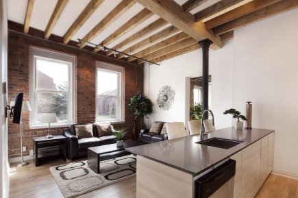 À découvrir: des condos «patrimoniaux» Les murs de brique datant de 1879 sont... (Photo fournie par Bourget Capital)
