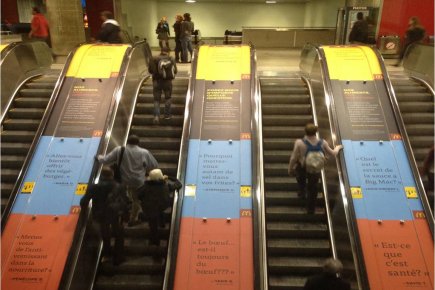 McDo ne veut rien cacher Les clients de McDonald's peuvent maintenant poser toutes... (Photo fournie par McDonald's)