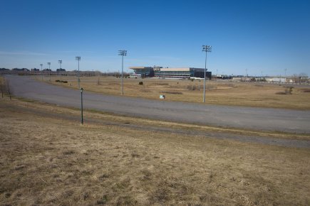 Un quartier modèle... sans autos Le site de l'ancien hippodrome de Montréal est... (Photo: André Pichette, La Presse)