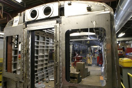 Mandat de grève chez Bombardier à La Pocatière Les nouveaux wagons qui serviront au métro de... (Photo: archives PC)