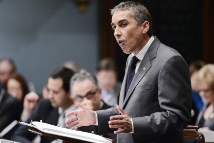 Le prix de l'équilibre Le ministre des Finances, Nicolas Marceau, lors de... (Photo: Reuters)