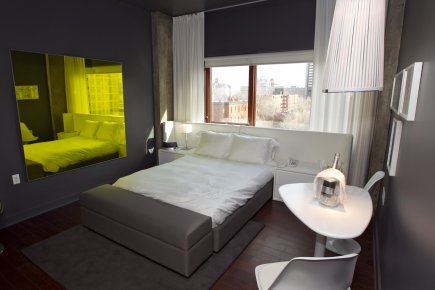 Des appartements de plus en plus minuscules Les appartements du Zéro1 s'apparentent aux chambres des... (Photo: Alain Roberge, archives La Presse)