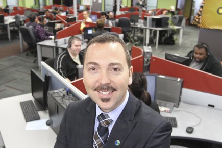 Symbiose communication: ramener des emplois au Québec Stéphane Élie, président et fondateur de Symbiose Communication,... (Photo Stéphane Champagne, collaboration spéciale)