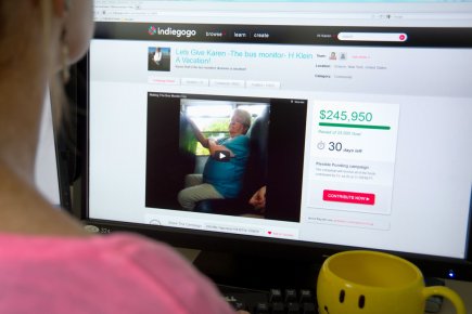 Financement: appel à tous! Le site Indiegogo est une plateforme où les... (Photo Karen Bleier, archives AFP)