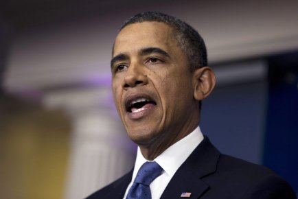 «Mur budgétaire»: Barack Obama appelle les élus à agir immédiatement «Nous pouvons toujours parvenir à un accord», a... (PHOTO Evan Vucci, AP)