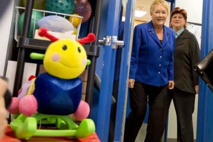 Garderies privées: Québec réagit La première ministre du Québec, Pauline Marois, et... (Photo Alain Roberge, archives La Presse)