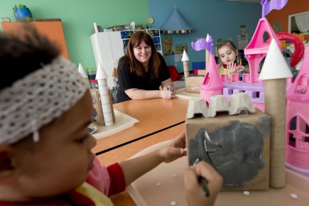 Pénurie de places ou d'enfants? Isabelle Boucher, ancienne éducatrice en milieu familial et... (Photo Alain Roberge, La Presse)