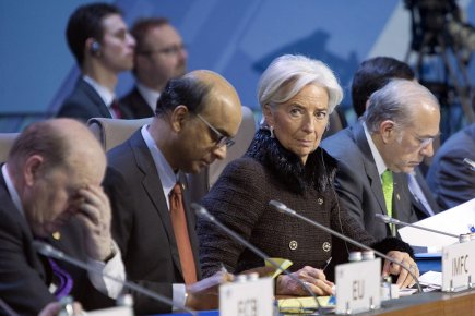 Le G20 s'engage à éviter «guerre économique» La directrice générale du Fonds monétaire international (FMI)... (Photo: AP)