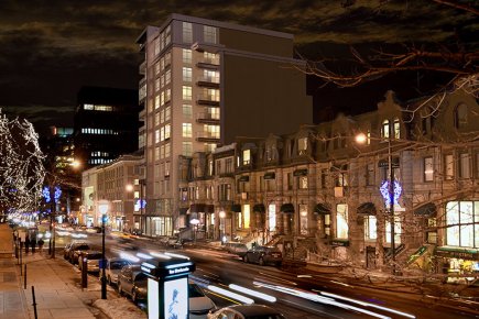 La renaissance du Mille carré doré Le projet Oro, dans le Mille carré doré,... (Illustration fournie par l'Atelier d'architecture Saroli-Palumbo)