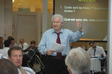 Grandes entreprises: employés = associés? Qu'il s'adresse à un petit groupe ou à... (Photo fournie par Martin Forest)