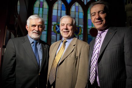 Cascades: l'héritage de la dynastie Lemaire Alain Lemaire (au centre), président et chef de... (Photo André Pichette, La Presse)