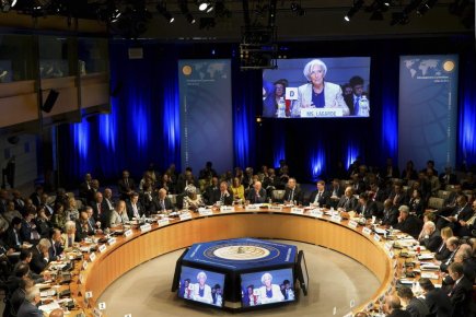 Plan d'aide à l'Égypte: le FMI ne laisse pas tomber Le FMI attend de la communauté internationale qu'elle... (PHOTO STEPHEN JAFFE, AFP)