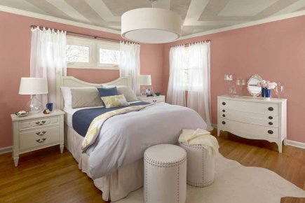 Peindre comme un professionnel... avec couleur et style Couleur entre le rose et le corail qui... (Photo fournie par Benjamin Moore)
