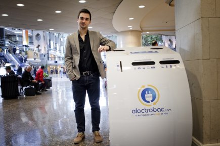 Électrobac: la PME qui veut vos vieux téléphones «On parle beaucoup de compostage, mais les produits... (Photo Marco Campanozzi, La Presse)