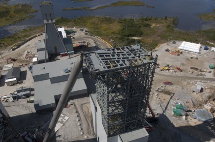 Un feu de forêt force l'évacuation d'un projet de Goldcorp Le projet minier Éléonore, à la Baie James,... (Photo fournie par Goldcorp)