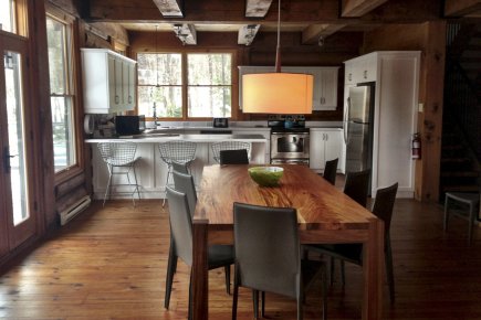 La nature à la carte: à l'occasion Chaleureuses, les maisons en bois rond de Côté... (Photo fournie par Côté Nord Tremblant)