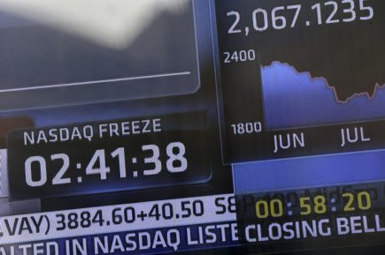 Le Nasdaq doit renforcer sa capacité à prévenir les incidents En raison d'un problème technique, le courtage des... (PHOTO SETH WENIG, AP)