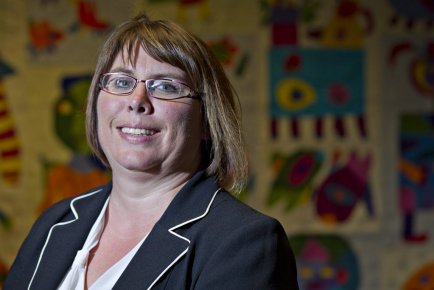 Nathalie Jutras, directrice d'un bureau d'actuaires-conseils Nathalie Jutras, 44 ans, a pris officiellement la... (PHOTO OLIVIER JEAN, LA PRESSE)