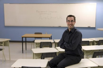 Mathieu Boudreault, professeur chercheur en actuariat Mathieu Boudreault, 33 ans, est professeur chercheur en... (PHOTO MARTIN CHAMBERLAND, LA PRESSE)