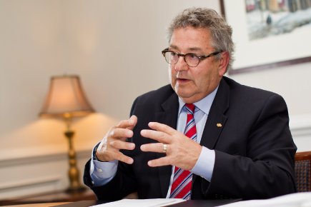 La prochaine année s'annonce difficile pour l'UMQ, selon le président Éric Forest, président de l'Union des municipalités du... (Photo Edouard Plante-Frechette, La Presse)