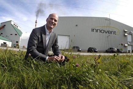 Innoventé: de l'énergie comme on n'en a jamais vu Richard Painchaud, fondateur d'Innoventé, construira dans les prochains... (PHOTO JEAN-MARIE VILLENEUVE, LE SOLEIL)