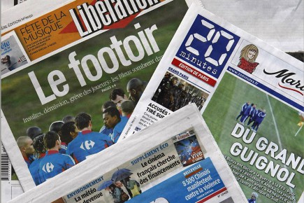 L'année 2013, année noire pour la presse papier en France Partout, les ventes reculent: sept des huit grands... (Photo: AFP)