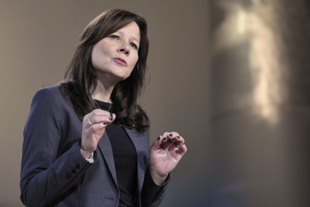 Mary Barra, 51 ans, est actuellement vice-présidente du... (PHOTO MIKE CASSESE, REUTERS)