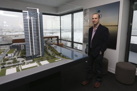L'Île-des-Soeurs: une troisième tour Evolo en 2014 Ilan Gewurz, promoteur immobilier, est optimiste pour le... (PHOTO MARTIN CHAMBERLAND, LA PRESSE)