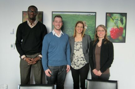 De gauche à droite: Bernard N'Dour, Olivier Samson-Robert, Isabelle St-Germain et Nadine Bachand.