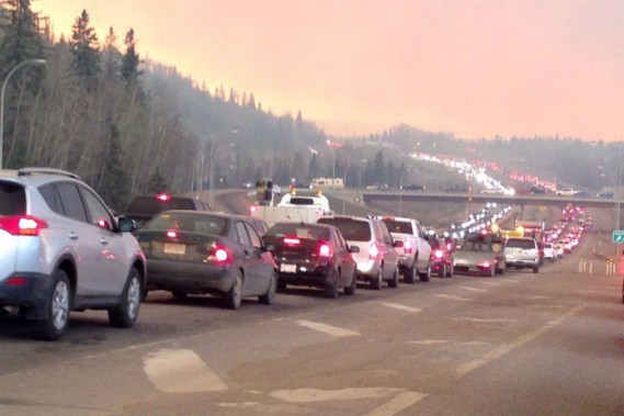 Пользователи Сети делятся фото и видео лесных пожаров, охвативших Канаду