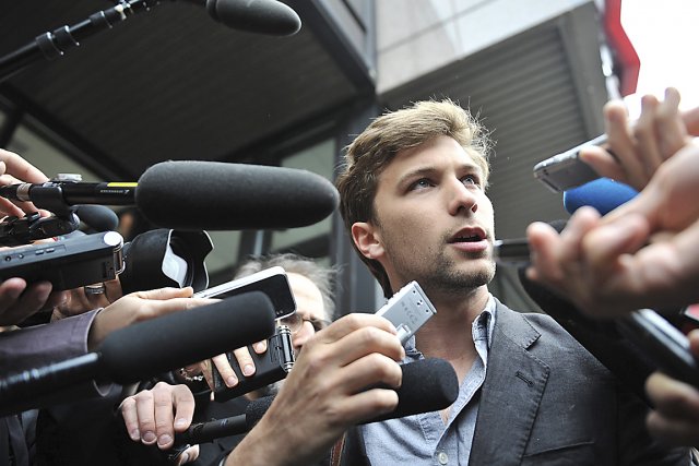 Gabriel Nadeau-Dubois comparaît pour outrage au tribunal Selon Jean-François Morasse, un étudiant en arts plastiques... (Le Soleil, Steve Deschênes)
