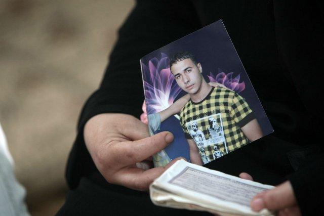 Une photo Ihab Abu Nada... (Photo Mahmud Hams, Agence France-Presse)
