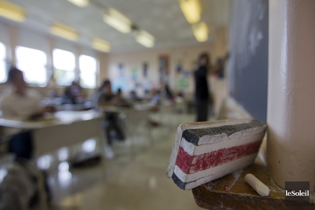 De nombreuses écoles de la région de Québec appuient la charte L'AQPDE regroupe 430 directions d'établissement scolaire et de... (Photothèque Le Soleil)