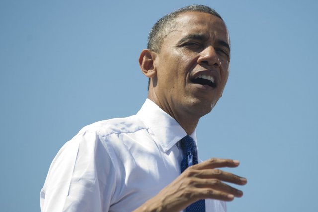 «Obama a trahi les valeurs de la gauche» Le président Obama était à Woodbridge (Virginie), vendredi,... (Photo : Saul Loeb, AP)