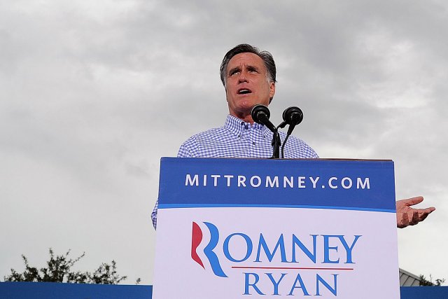 Mitt Romney... (Photo: AFP)