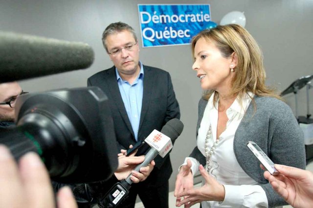 Me Jean-François Bertrand appuie Anne Guérette Jean-François Bertrand, fils de Me Guy Bertrand, a... (Le Soleil, Pascal Ratthé)