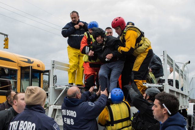 Quelques centaines de personnes ont été secourues de... (Photo: Édouard Plante-Fréchette, La Presse)