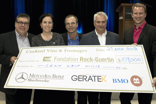 Coup de pouce de 109 000 $ à la Fondation Rock-Guertin Le coquetel de la Fondation Rock-Guertin a permis... (Imacom, René Marquis)