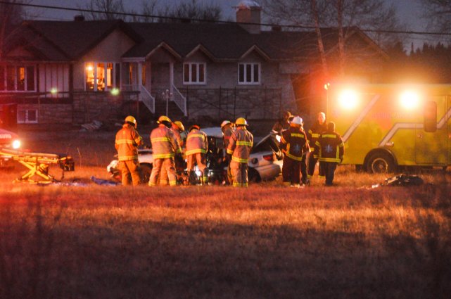 Accident à Saint-Maurice: une jeune femme perd la vie Une jeune femme de 27 ans de Trois-Rivières... (Photo: Émilie O'Connor)