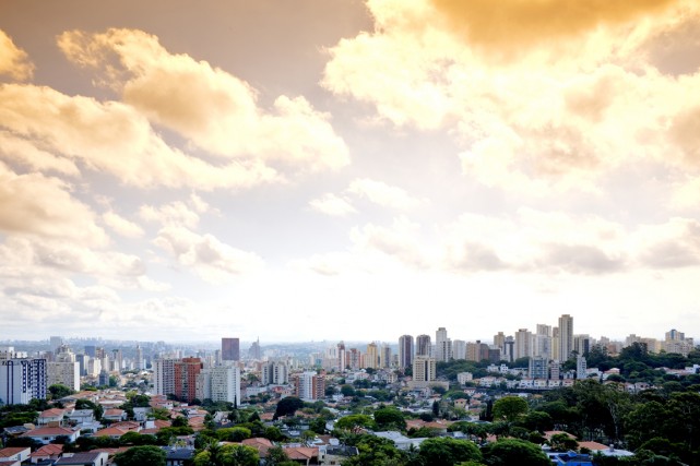Les quartiers huppés de Sao Paulo, au Brésil.... (Photo archives)