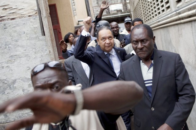 L'ex-dictateur d'Haïti Jean-Claude Duvalier fait face à des... (PHOTO RAMON ESPINOSA, ARCHIVES AP)