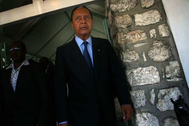 Jean-Claude Duvalier... (Photo: Hector Retamal, Archives AFP)