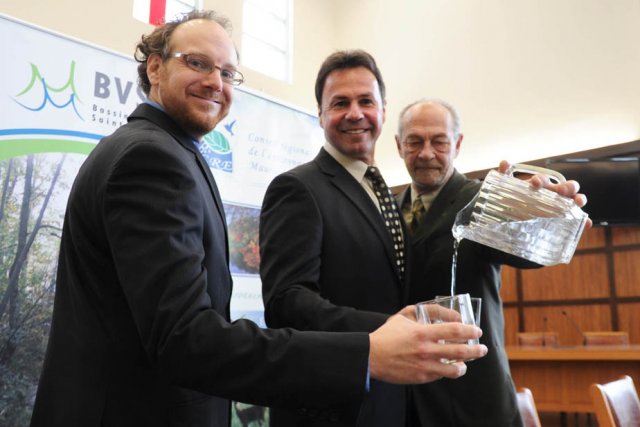 Un colloque sur l'eau et les municipalités à Shawinigan Le directeur général de la Société d'aménagement et... (Photo: Sylvain Mayer)