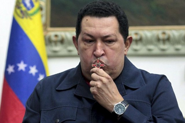 Le président vénézulien Hugo Chavez n'a pas été... (PHOTO AFP/PRESIDENCIA)