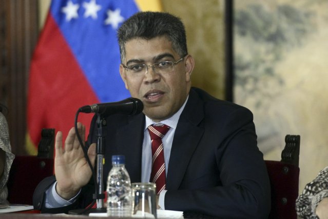 Le ministre vénézuélien des Affaires étrangères, Elias Jaua,... (PHOTO LEO RAMIREZ, Agence France-Presse)