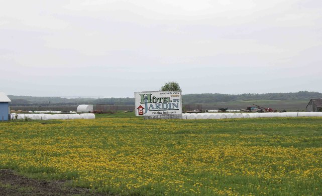Panneaux encore là pour quelques années Ce panneau situé en bas de la côte... ((Photo Isabelle Tremblay))